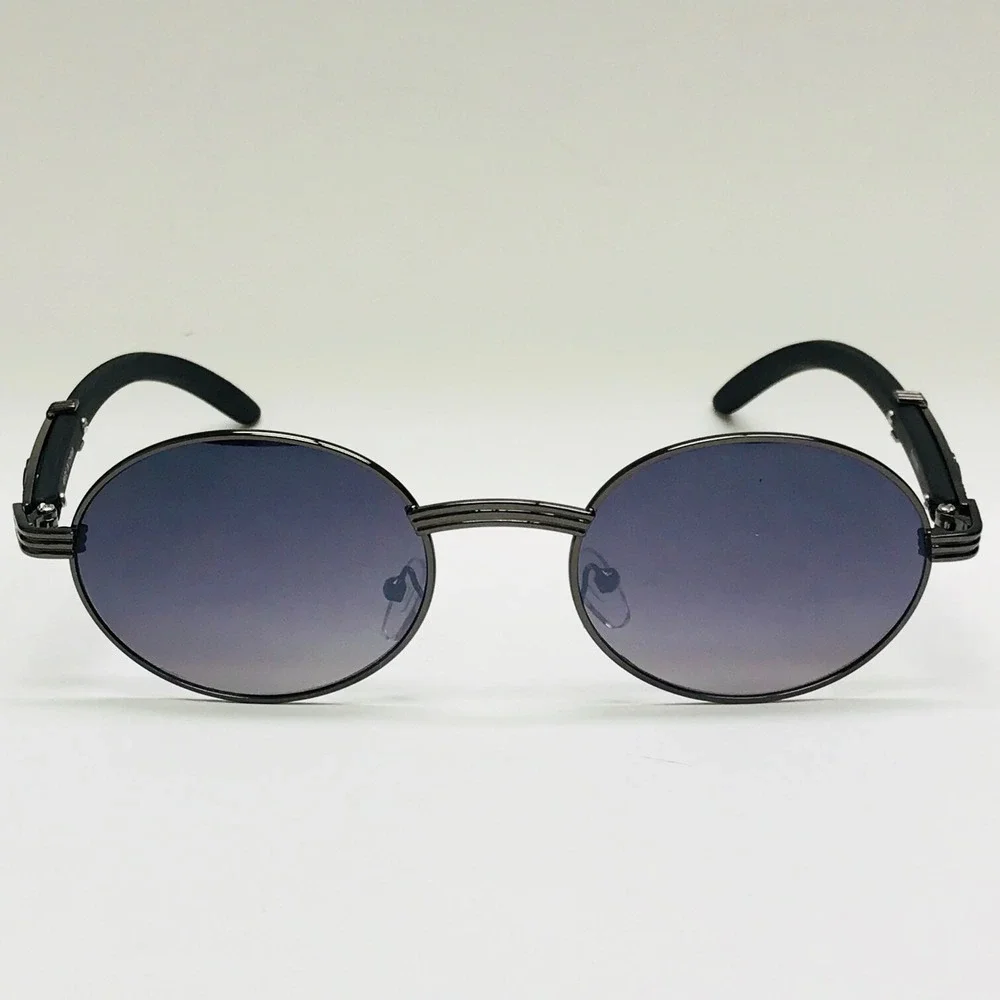 Fashion Men Sunglasses Small Black Frame Rapper Shades Elegant Classic Retro New